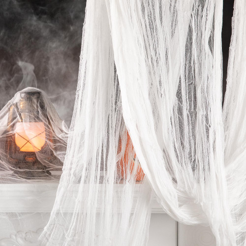 197" x 85" Halloween Creepy Cloth - Halloween Spooky Fabric Cloth - Scary Gauze Blood Creepy Cloth for Haunted House Halloween Party Yard Wall Doorway Outdoors Decoration (White) 197" x 85" Halloween Creepy Cloth - Halloween Spooky Fabric Cloth - Scary Gauze Blood Creepy Cloth for Haunted House Halloween Party Yard Wall Doorway Outdoors Decoration (White)