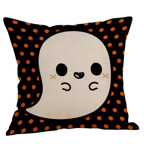 IAMAGOODLADY Halloween Decorations,Halloween Cases Linen Sofa Ghosts Cushion Cover Home Decor,Spooky Party Carnival Supplies,Scary Ghost Creepy Decor Halloween Ornament