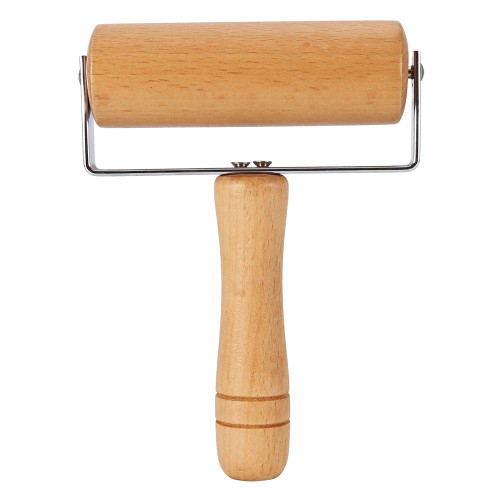 Haofy Pastry Pizza Roller Wood Pastry Pizza Rolling Pin Dough Roller for Home Kitchen Cooking(Style 3)