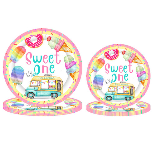 Sweet One Ice Cream Birthday Party Decorations for Girls, Ice Cream 1st Birthday Party Decorations, Sweet One Birthday Party Decorations, Ice cream Sweet one Birthday Party Plates. Sweet One Ice Cream Birthday Party Decorations for Girls, Ice Cream 1st Birthday Party Decorations, Sweet One Birthday Party Decorations, Ice cream Sweet one Birthday Party Plates.