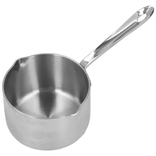 Stainless Steel Butter Warmer Milk Warmer Pot Small Sauce Pan for Stove Top, Chocolate Melting, Coffee Tea Soup Warming Stainless Steel Butter Warmer Milk Warmer Pot Small Sauce Pan for Stove Top, Chocolate Melting, Coffee Tea Soup Warming
