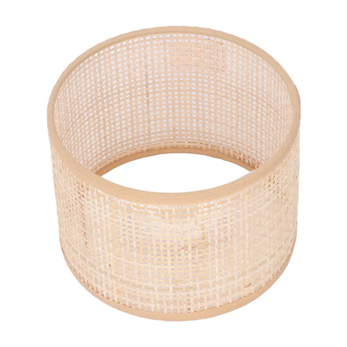 Rattan Lamp Shade Replacement Vintage Woven Basket Chandelier Hanging Table Floor Rattan Light Fixture Shade E27 E14