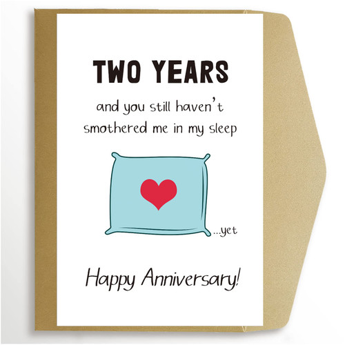 Second Anniversary Card for Him Her, Funny 2 Years Anniversary Card, Naughty Two Years Anniversary Card for Husband Boyfriend Second Anniversary Card for Him Her, Funny 2 Years Anniversary Card, Naughty Two Years Anniversary Card for Husband Boyfriend