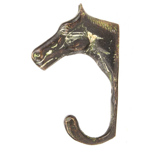 Indian Shelf Key Hooks | Multicolor Coat Hook Modern | Brass Purse Hanger Wall | Horse Head Single Coat Hooks Wall Mounted | Wall Hook Kids [8.13 cm]