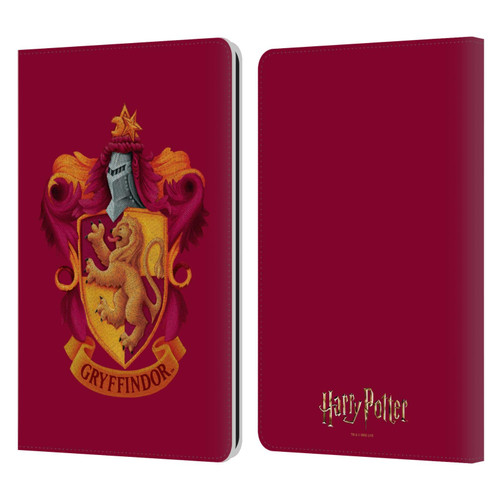 Head Case Designs Officially Licensed Harry Potter Gryffindor Crest Chamber of Secrets I Leather Book Wallet Case Cover Compatible with Kindle Paperwhite 1/2 / 3