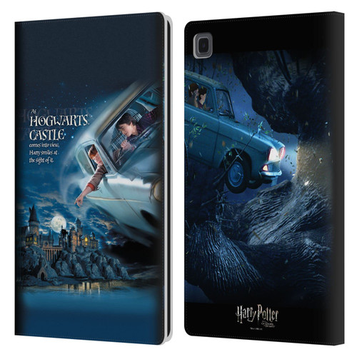 Head Case Designs Officially Licensed Harry Potter Flying Car Poster Chamber of Secrets III Leather Book Wallet Case Cover Compatible with Galaxy Tab A7 10.4 (2020)