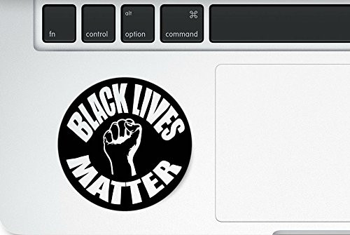 Wicked Decals Black Lives Matter Trackpad Laptop Decal Sticker Compatible with MacBook Retina, MacBook Pro, MacBook Air
