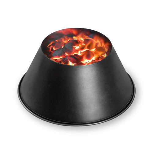 One-Piece Whirlpool Without Welding,BBQ Whirlpool for Weber Kettle 22" Grills WSM Smoker,Kettle Grill Accessories fit Kamado Joe,Big Joe,Charcoal Grill Accessories for L/XL Big Green Egg Accessories