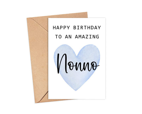 TunlaStore Happy Birthday To An Amazing Nonno Card - Cute Birthday Card For Nonno - Greeting Card - Amazing Nonno Card - Nonno Birthday Gift - Best Nonno Birthday Card - Gift Idea Happy Birthday TunlaStore Happy Birthday To An Amazing Nonno Card - Cute Birthday Card For Nonno - Greeting Card - Amazing Nonno Card - Nonno Birthday Gift - Best Nonno Birthday Card - Gift Idea Happy Birthday