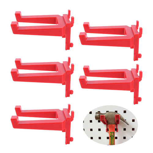 DWSFADA Garage Storage Utility Hooks, Pegboard Wall Organizer Hooks, Organizing Various on Pegboard Tools, 3.2 Inch Double Long Hanging Storage, Garage Wall Attachments