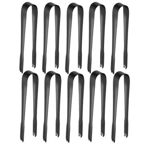 Mini Serving Appetizers Tongs Ice Tongs Sugar Tongs, Stainless Steel Kitchen Tongs Appetizers Tongs for Coffee Bar Tea Party Desserts Party Sugar and Ice Bucket (5.3Inch, Black) Mini Serving Appetizers Tongs Ice Tongs Sugar Tongs, Stainless Steel Kitchen Tongs Appetizers Tongs for Coffee Bar Tea Party Desserts Party Sugar and Ice Bucket (5.3Inch, Black)