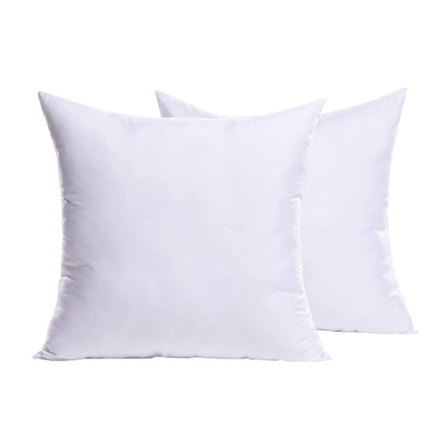 MIULEE Set of 2 Throw Pillow Inserts Premium Pillow Stuffer Square Form for Decorative Cushion Bed Couch Sofa 28x28 Inch