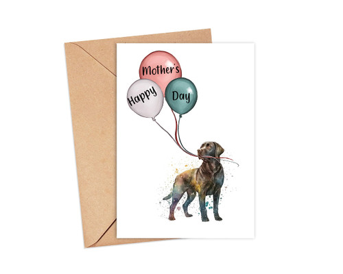 RedNuur Labrador Mother's Day Card - Mother's Day Card - Labrador Card - Gift For Mom - Mother's Day Gift - Card For Dog Lover RedNuur Labrador Mother's Day Card - Mother's Day Card - Labrador Card - Gift For Mom - Mother's Day Gift - Card For Dog Lover