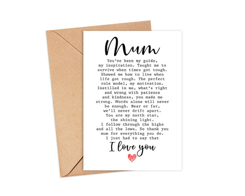 RedNuur Mothers Day Card With Poem - Poem For Mothers Day - Mothers Day Card - Cute Mothers Day Card - First Mothers Day Card - Happy Mother's Day RedNuur Mothers Day Card With Poem - Poem For Mothers Day - Mothers Day Card - Cute Mothers Day Card - First Mothers Day Card - Happy Mother's Day