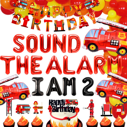 LaVenty Sound The Alarm I am 2 Balloons Sound The Alarm I Am 2 Decoration Firetruck 2th Birthday Decoration Firetruck Balloons Firefighter Birthday Decoration Firetruck Cake Decoration LaVenty Sound The Alarm I am 2 Balloons Sound The Alarm I Am 2 Decoration Firetruck 2th Birthday Decoration Firetruck Balloons Firefighter Birthday Decoration Firetruck Cake Decoration