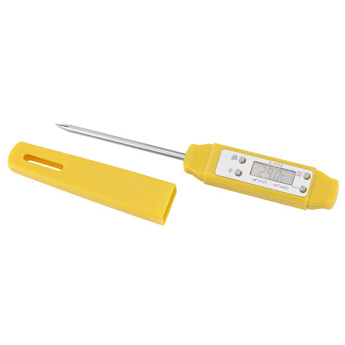 Leftwei Instant Read Digital Meat Thermometer for Cooking, Food Thermometer with Super Long Probe for Grill Candy Kitchen BBQ Smoker Oven Oil Milk Yogurt Meat Temperature Probe (Yellow) Leftwei Instant Read Digital Meat Thermometer for Cooking, Food Thermometer with Super Long Probe for Grill Candy Kitchen BBQ Smoker Oven Oil Milk Yogurt Meat Temperature Probe (Yellow)