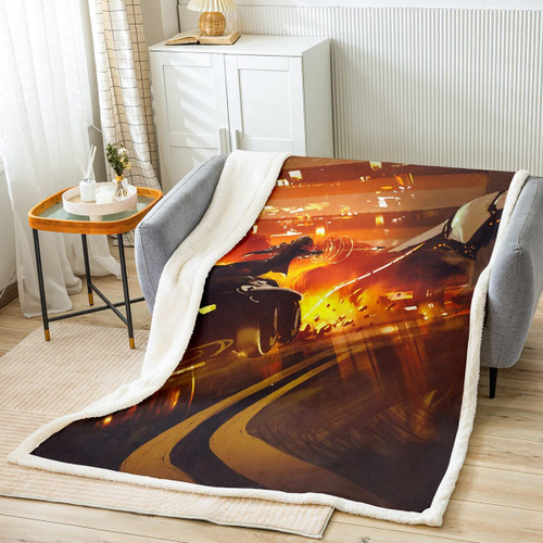 Racing Car Fleece Bed Blanket Sports Car Plush Blanket Throw Extreme Sport Games Sherpa Blanket For Kids Boys Speed Automobile Vehicle Race Fuzzy Blanket Child Gamer Room Sofa Decor 40"x50" Racing Car Fleece Bed Blanket Sports Car Plush Blanket Throw Extreme Sport Games Sherpa Blanket For Kids Boys Speed Automobile Vehicle Race Fuzzy Blanket Child Gamer Room Sofa Decor 40"x50"