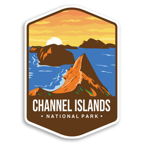 Channel Islands National Park Sticker Decal Notebook Car Laptop 4"x5.5" (Color)