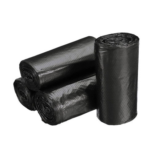 MECCANIXITY Small Trash Bags 0.5 Gallon Garbage Bags for Desktop Mini Trash Can, Black, 4 Rolls / 120 Counts