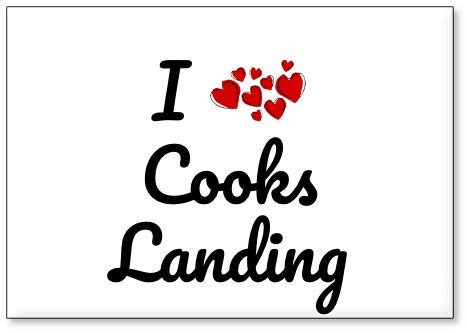 I Love Cooks Landing fridge magnet
