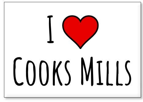 I Love Cooks Mills fridge magnet