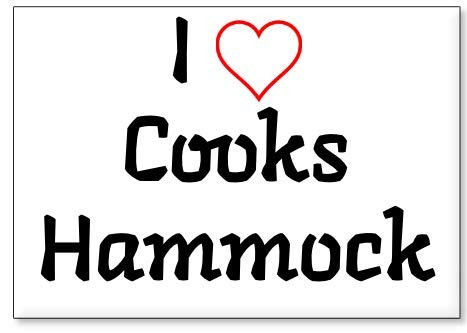 I Love Cooks Hammock fridge magnet