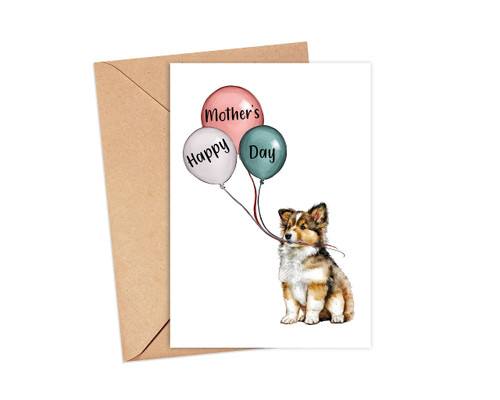 RedNuur Border Collie Mother's Day Card - Mother's Day Card - Border Collie Card - Gift For Mom - Mother's Day Gift - Card For Dog Lover RedNuur Border Collie Mother's Day Card - Mother's Day Card - Border Collie Card - Gift For Mom - Mother's Day Gift - Card For Dog Lover