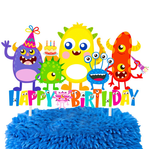 Monster Birthday Cake Topper Monster Bash Birthday Party Supplies Little Monster Cake Decorations for Kids Cartoon Monster Theme Birthday Party Baby Shower Cake Decorations Supplies Monster Birthday Cake Topper Monster Bash Birthday Party Supplies Little Monster Cake Decorations for Kids Cartoon Monster Theme Birthday Party Baby Shower Cake Decorations Supplies