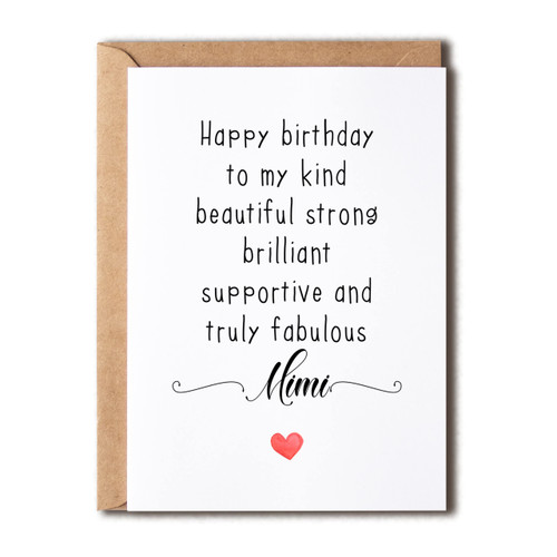 LillaGifts Mimi Birthday Card - Amazing Mimi Gift - Birthday Card Mimi - Funny Mimi Card - Card For Mimi Birthday, 5x7 inches LillaGifts Mimi Birthday Card - Amazing Mimi Gift - Birthday Card Mimi - Funny Mimi Card - Card For Mimi Birthday, 5x7 inches