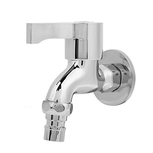 Copper Water Faucet,Washing Hine Wall Mounted Water Faucet Single Cold Tap, G1/2 Bathroom Basin Kitchen Sink Rest Room Washing Basin Accessories, Copper Water Faucet,Washing Hine Wall Mount