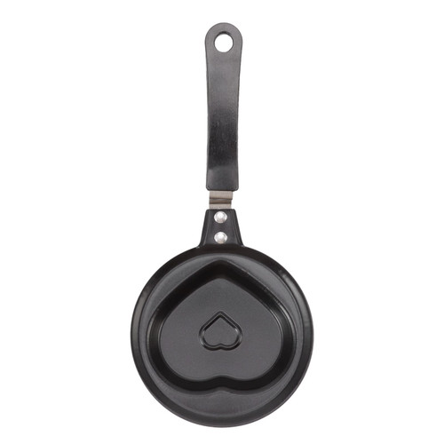 Egg Frying Pan,plplaaoo Mini Egg Pan, Non Stick Egg Cooker Pan,Nonstick Egg Frying Pan Innovative Korean Breakfast Pot DIY Mini Breakfast Omelette Pan Mold(heart-shaped)