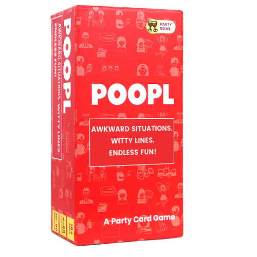 POOPL - A Hilarious Party Card Game for People. for Ages 18 and up Game Nights, Bachelorette and College Parties, Family and Friend Groups. POOPL - A Hilarious Party Card Game for People. for Ages 18 and up Game Nights, Bachelorette and College Parties, Family and Friend Groups.