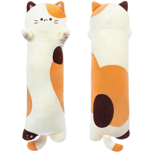 MIAOHAHA Long Cat Plush Toy Pillow Cute Plush Cat Toy Doll Stuffed Animal Cat Hugging Pillow for Sleeping Gift for Kids and Girls(Beige,70cm/27.6in) MIAOHAHA Long Cat Plush Toy Pillow Cute Plush Cat Toy Doll Stuffed Animal Cat Hugging Pillow for Sleeping Gift for Kids and Girls(Beige,70cm/27.6in)