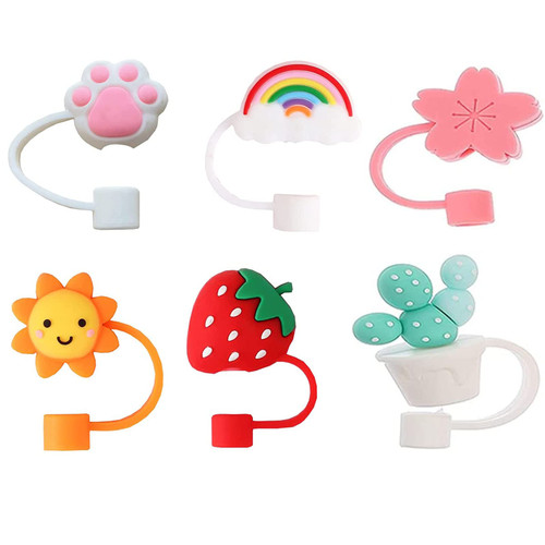 6PCS Straw Caps Covers, Straw Covers For Reusable Straws, Straw Tip Covers, Drinking Straw Cover, Straw Caps For Reusable Straws, Straw Protector Cover, Silicone Straw Covers Cap, Cloud Straw Cover 6PCS Straw Caps Covers, Straw Covers For Reusable Straws, Straw Tip Covers, Drinking Straw Cover, Straw Caps For Reusable Straws, Straw Protector Cover, Silicone Straw Covers Cap, Cloud Straw Cover