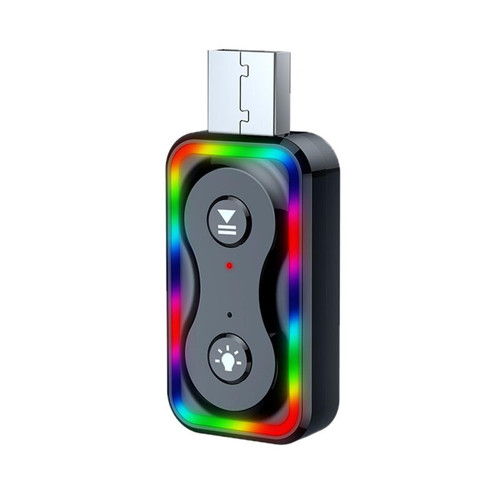 2 in 1 Bluetooth 5.3 Transmitter and Receiver, Low Latency Bluetooth Audio Adapter for TV to Bluetooth Headphone, Wireless Aux Receiver for Car/TV/Home Stereo/Headphone/Speaker
