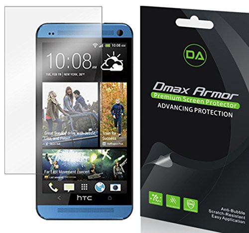 Dmax Armor [6-Pack] for HTC One Remix Anti-Glare & Anti-Fingerprint (Matte) Screen Protector - Lifetime Replacements Warranty- Retail Packaging