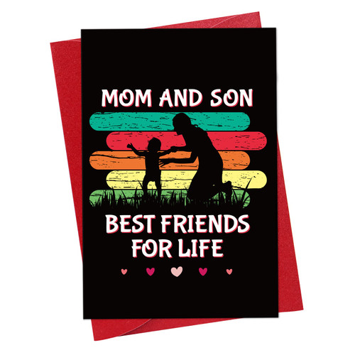 SICOHOME Mother's Day Card Happy Mothers Day Card From Son Mom and Son Best Friends for Life Greeting Card Mothers day gift Card from Son Gift for Mom on Mothers Day Birthday Christmas SICOHOME Mother's Day Card Happy Mothers Day Card From Son Mom and Son Best Friends for Life Greeting Card Mothers day gift Card from Son Gift for Mom on Mothers Day Birthday Christmas