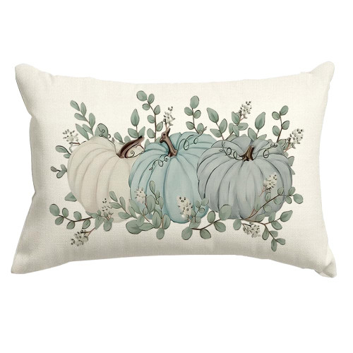 RABUSOFA Fall Decorations Lumbar Pillow Covers 12x20 inch,Aqua Autumn Pumpkin Pillows Decorative Throw Pillows,Hanksgiving Harvest Outdoor Pillow Cases Fall Decor Cushion Covers RABUSOFA Fall Decorations Lumbar Pillow Covers 12x20 inch,Aqua Autumn Pumpkin Pillows Decorative Throw Pillows,Hanksgiving Harvest Outdoor Pillow Cases Fall Decor Cushion Covers