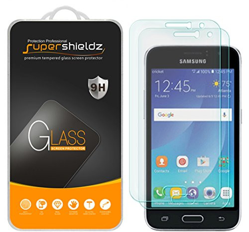 [2-Pack] Supershieldz for Samsung Galaxy Luna Tempered Glass Screen Protector, Anti-Scratch, Anti-Fingerprint, Bubble Free, Lifetime Replacement Warranty