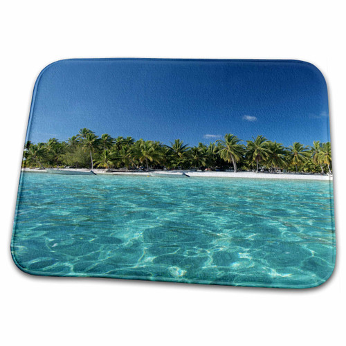 3dRose Cook Islands. Palmerston Island, Atoll Island - Bathroom Bath Rug Mats (rug-228575-1)