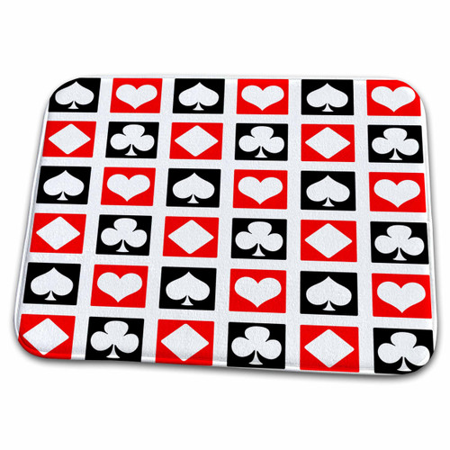 3dRose Deck of Card Red and Black Art- Fun Art - Bathroom Bath Rug Mats (rug-48606-1) 3dRose Deck of Card Red and Black Art- Fun Art - Bathroom Bath Rug Mats (rug-48606-1)