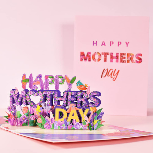 Happy Mother's Day Card For Mom, Best Mom Ever Greeting Card,3D Pop Up Mother's Day Card,3D Popup Handmade Greeting Cards for Mothers Day - Unique Gift For Mom