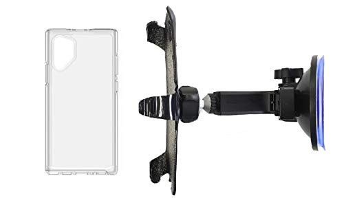 SlipGrip Car Holder for Samsung Galaxy Note 10 Plus Using Otterbox Symmetry Clear Case HV