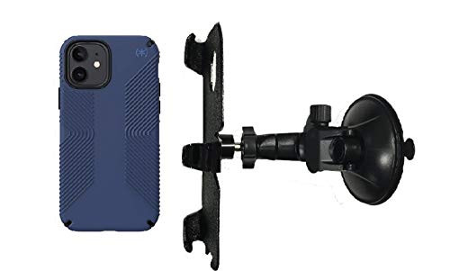 SlipGrip Car Holder for Apple iPhone 12 Using Speck Presidio 2 Grip Case LP