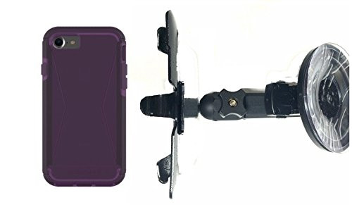 SlipGrip Car Holder for Apple iPhone 8 Using Tech21 Evo Tactical Extreme Case HV