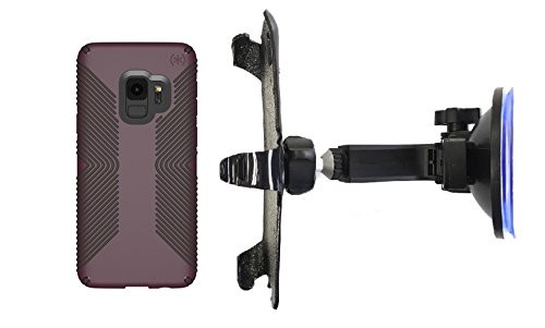 SlipGrip Car Holder Designed for Samsung Galaxy S9 Speck Presidio Grip Case HV