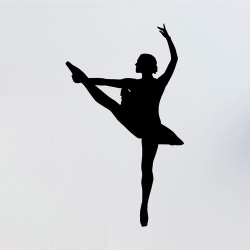 TheVinylGuru - Ballerina Wall Decal Sticker - 24 in. - Ballet Leg Up Vinyl Art Mural for Kid Teen Boy Girl Room Bedroom Decor TheVinylGuru - Ballerina Wall Decal Sticker - 24 in. - Ballet Leg Up Vinyl Art Mural for Kid Teen Boy Girl Room Bedroom Decor