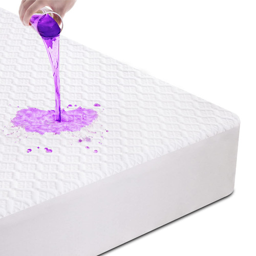 SunNewt Bamboo Waterproof Mattress Protector California King Size, 8"-21" Deep Pocket Mattress Cover Cooling Breathable Soft Noiseless Washable SunNewt Bamboo Waterproof Mattress Protector California King Size, 8"-21" Deep Pocket Mattress Cover Cooling Breathable Soft Noiseless Washable