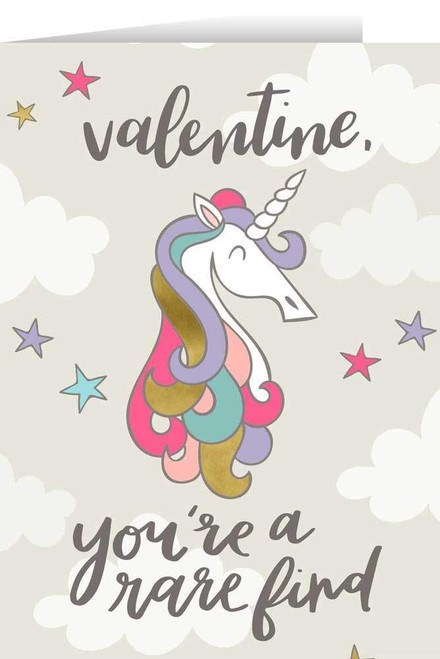'You're a Rare Find' Valentine's Day Holiday Greeting Card | Single or bundle of 6 (6)