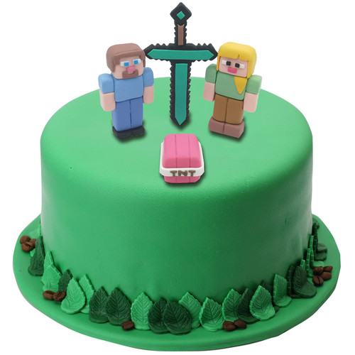 SUYEPER Pixel Cake Topper Cake Decoration For Birthday Party Video Game Party Birthday Cake Topper Set (Style 2) SUYEPER Pixel Cake Topper Cake Decoration For Birthday Party Video Game Party Birthday Cake Topper Set (Style 2)